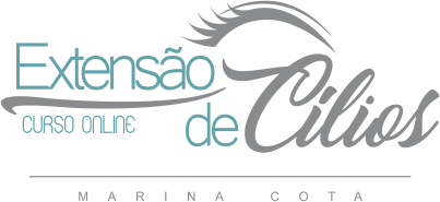 Venha fazer cílios Logotipo